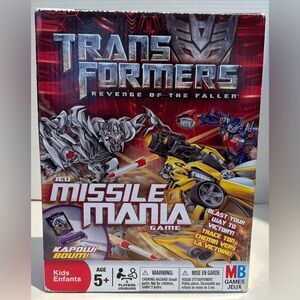 Transformers Revenge of the Fallen Missile Mania Game 2008 Milton Bradley